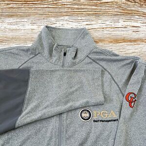Campbell University PGA Golf Management Long Sleeve Mock Neck Tee Shirt Sz M